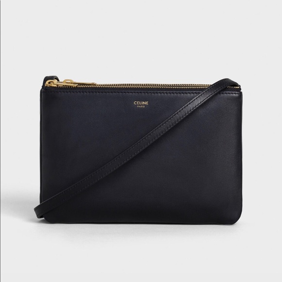 Celine Handbags - Celine Trio Bag in Smooth Lambskin